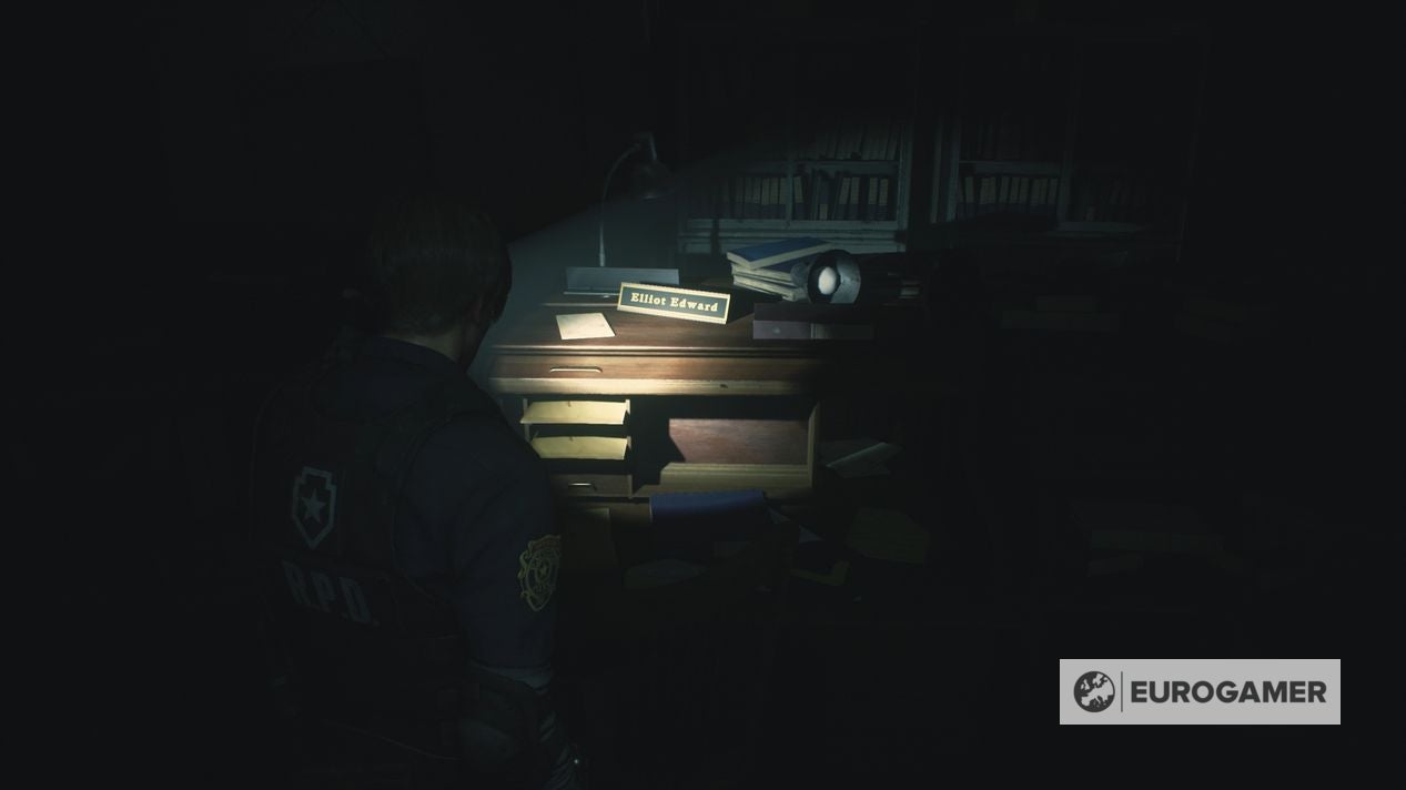 Resident Evil 2 Leon Desk puzzle solution